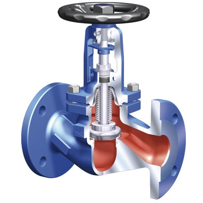 Distributor Ari Armaturen Globe Valve Bellow Seal ARI FABA DN 50 PN 16 Cast Iron surabaya